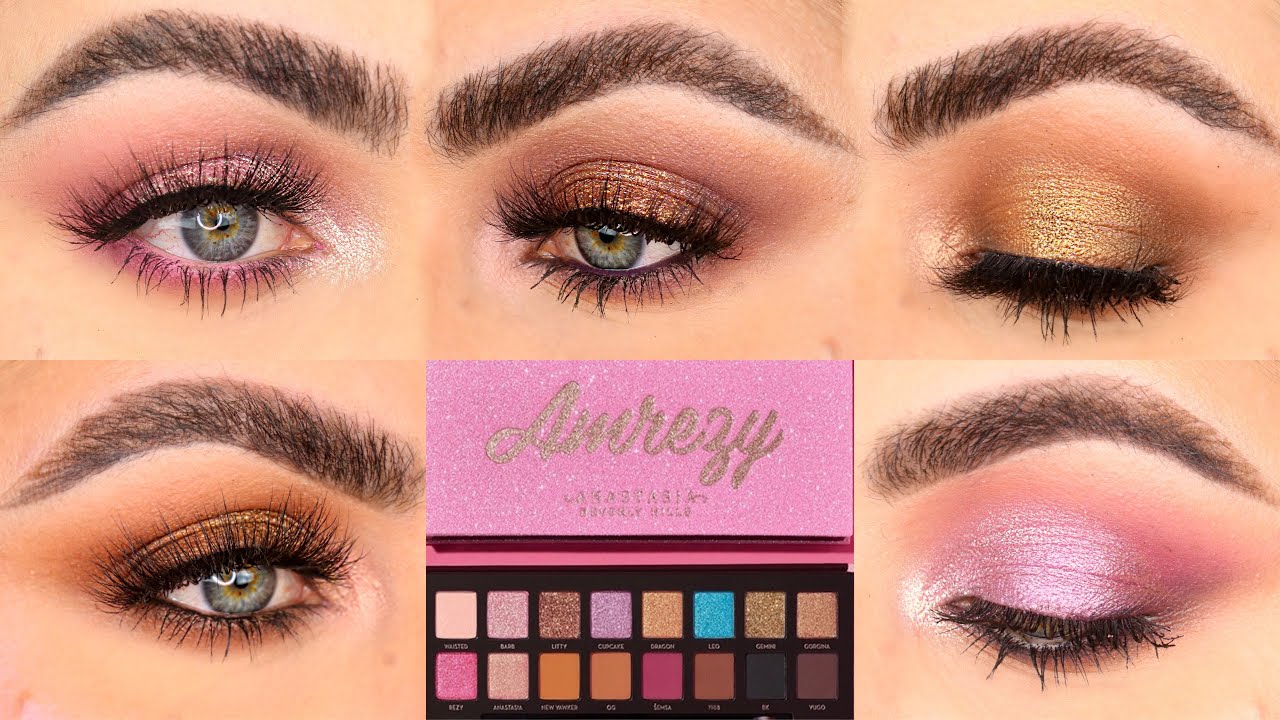 5 LOOKS 1 PALETTE | 5 EYE LOOKS WITH THE AMREZY PALETTE BY ANASTASIA (ABH) | PATTY