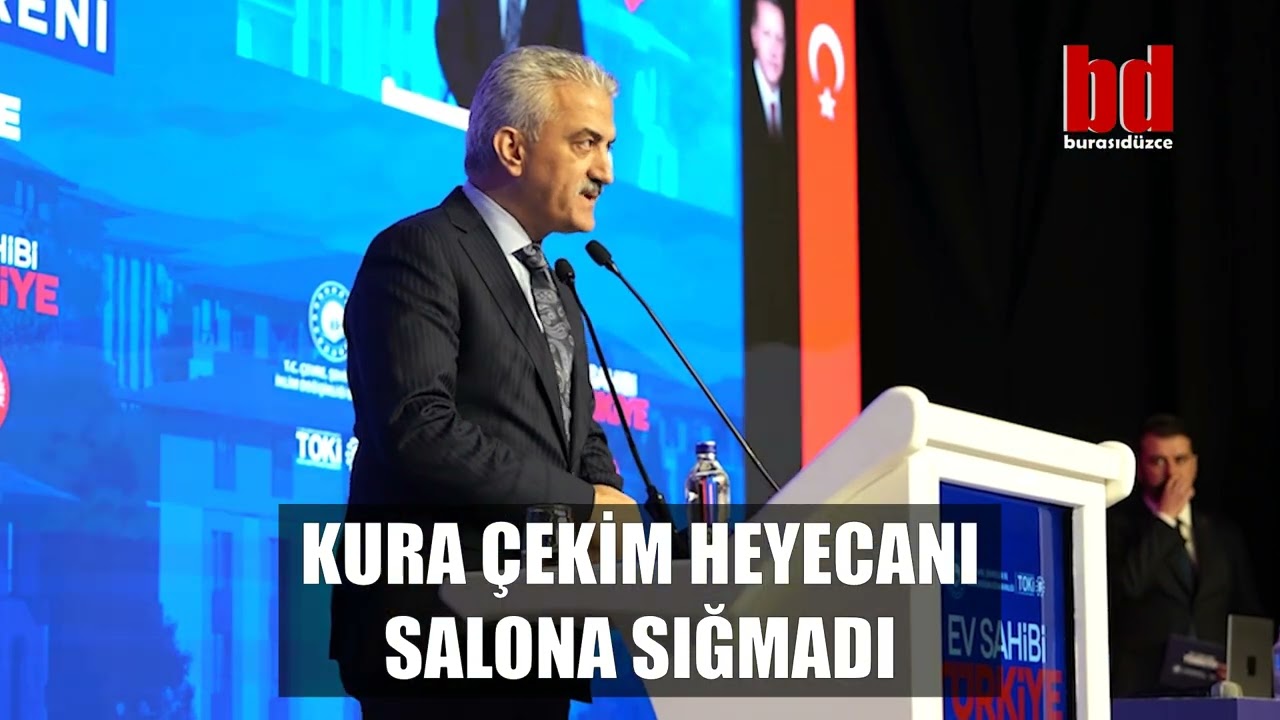KURA ÇEKİM HEYECANI SALONA SIĞMADI