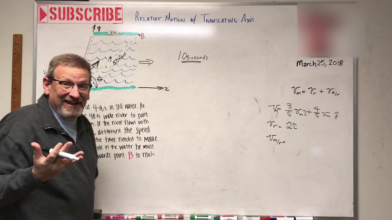 Dynamics - Lesson 15: Additional Relative Motion Problem
