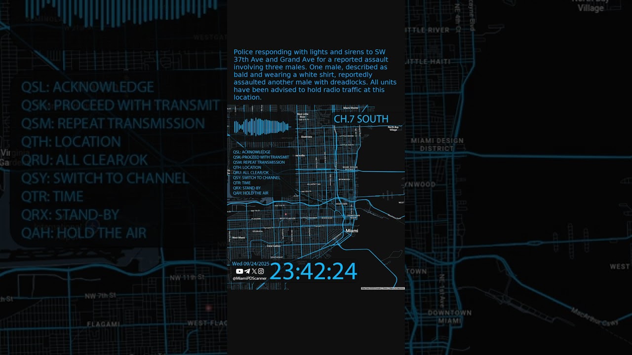 ASSAULT IN PROGRESS – SW 37th Ave & Grand Ave | Miami PD 