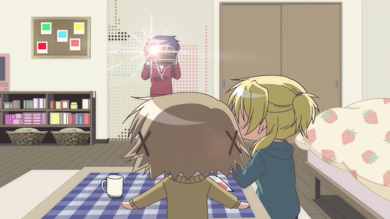 [Hidamari Sketch] Yuno gets photographed