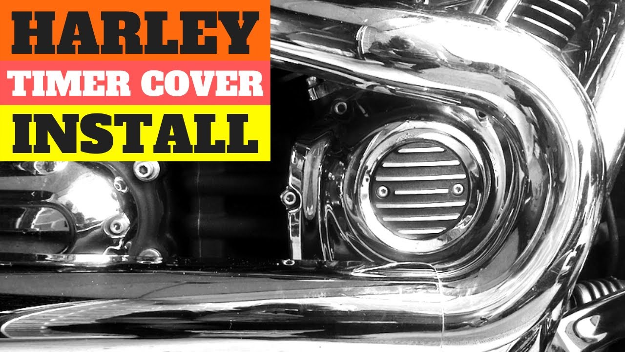 How To Install A Harley Davidson Softail Timer Cover | Setting Correct Timer Cover Time