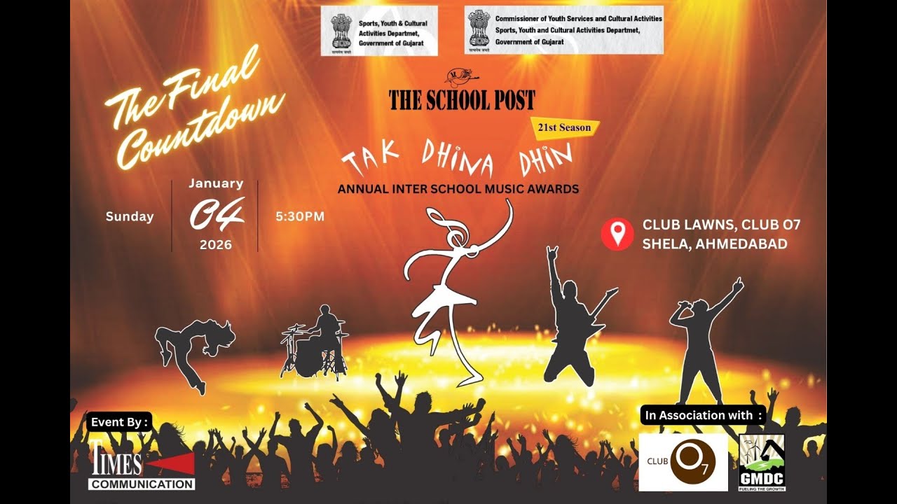LIVE | Tak Dhina Dhin - Annual Inter School Music Awards | Date 04th January 2026