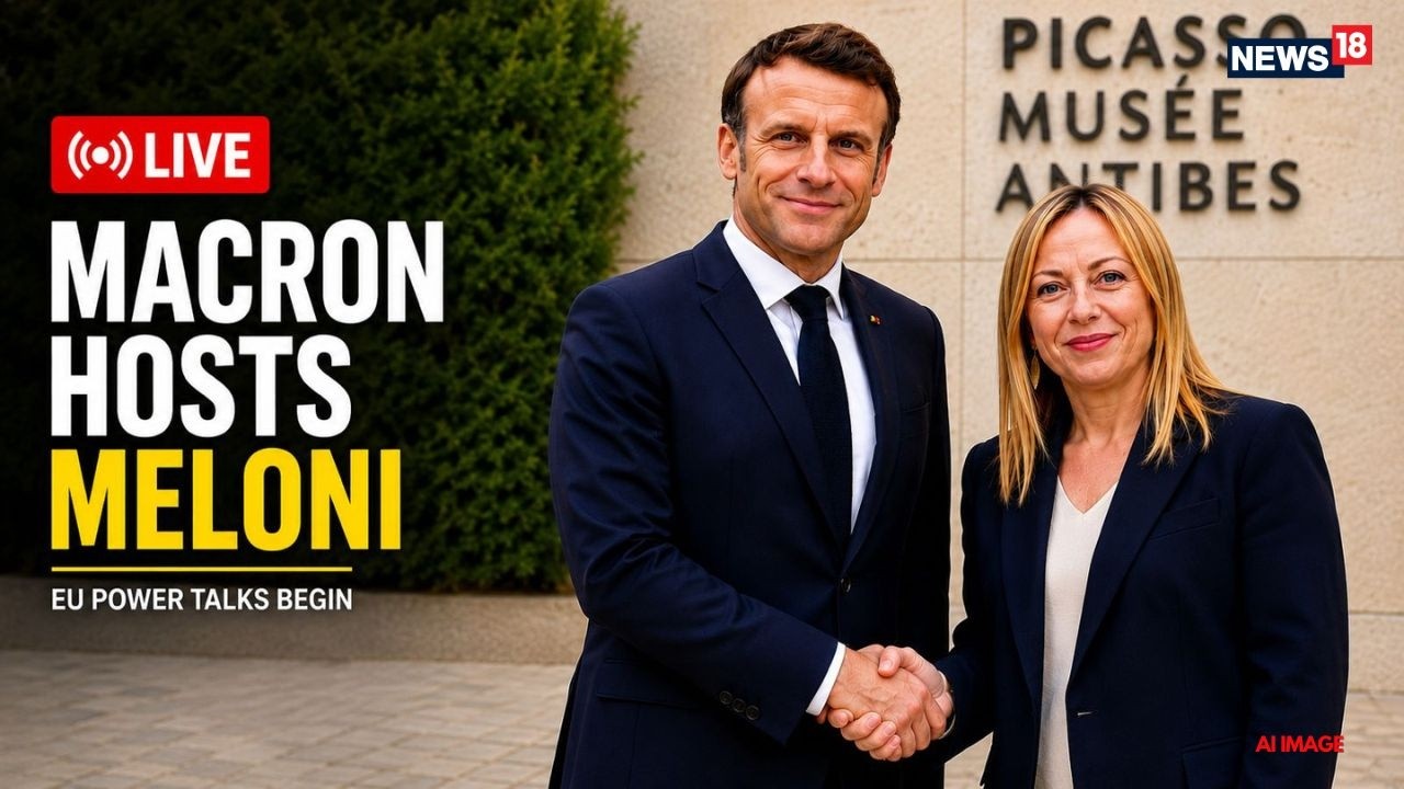 France PM Macron Hosts Meloni in France | EU Power Talks Begin at Franco-Italian Summit LIVE