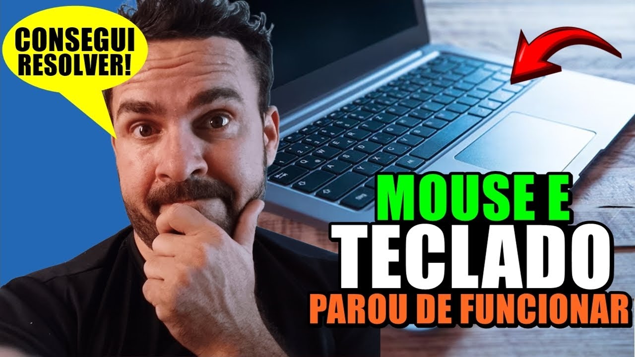 MOUSE ou TECLADO do PC PAROU de FUNCIONAR? Aprenda a RESOLVER!