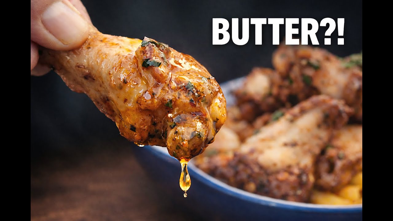 Ich habe Wings mit Cowboy Butter glasiert – das Ergebnis ist brutal gut! 🔥🍗 | Rezept DADs BBQ