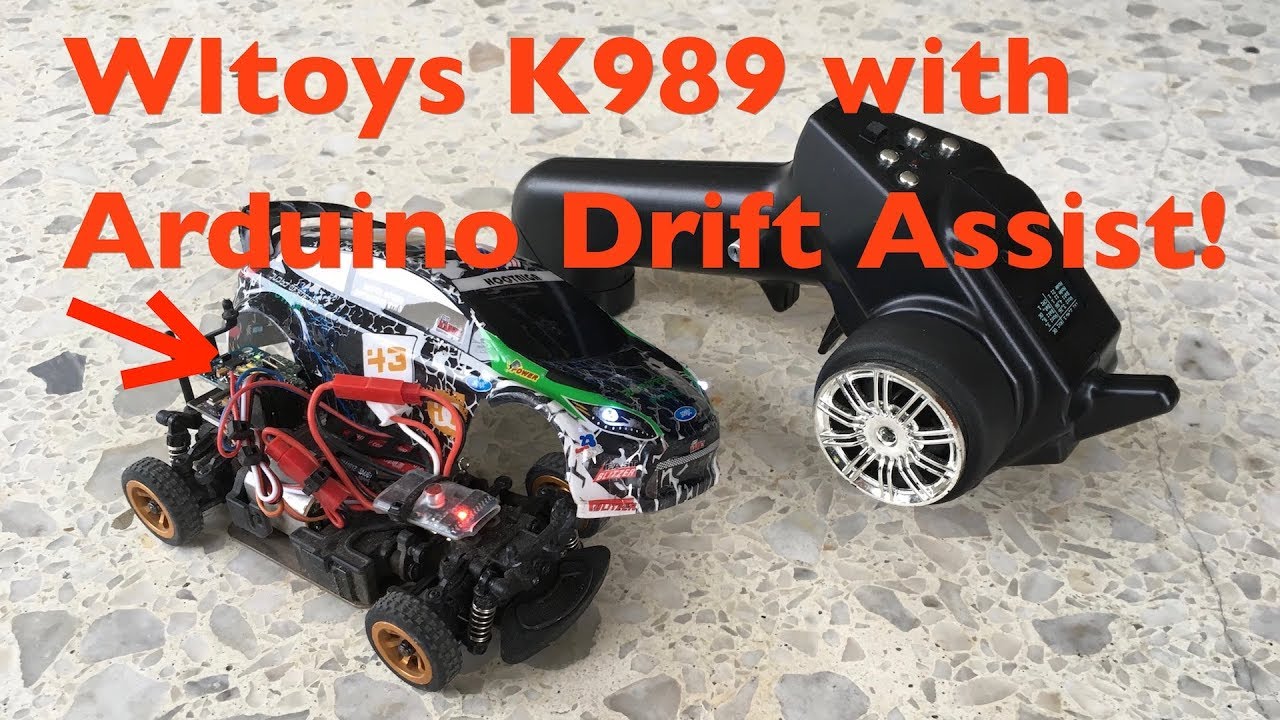 Wltoys K989 Rally Fiesta Mod: Now With Arduino Drift Assist!