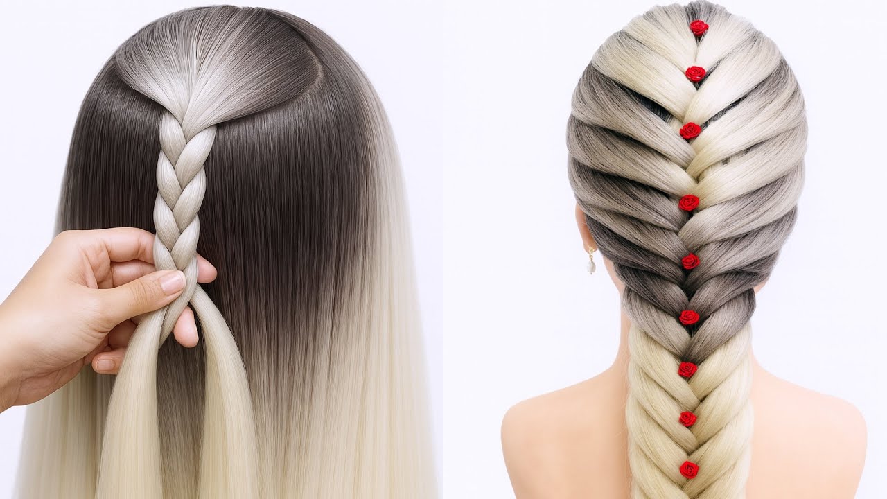 New Different & Beautiful Hairstyle | Trendy Hairstyle for Birthday Girl | New Hairstyle Girl