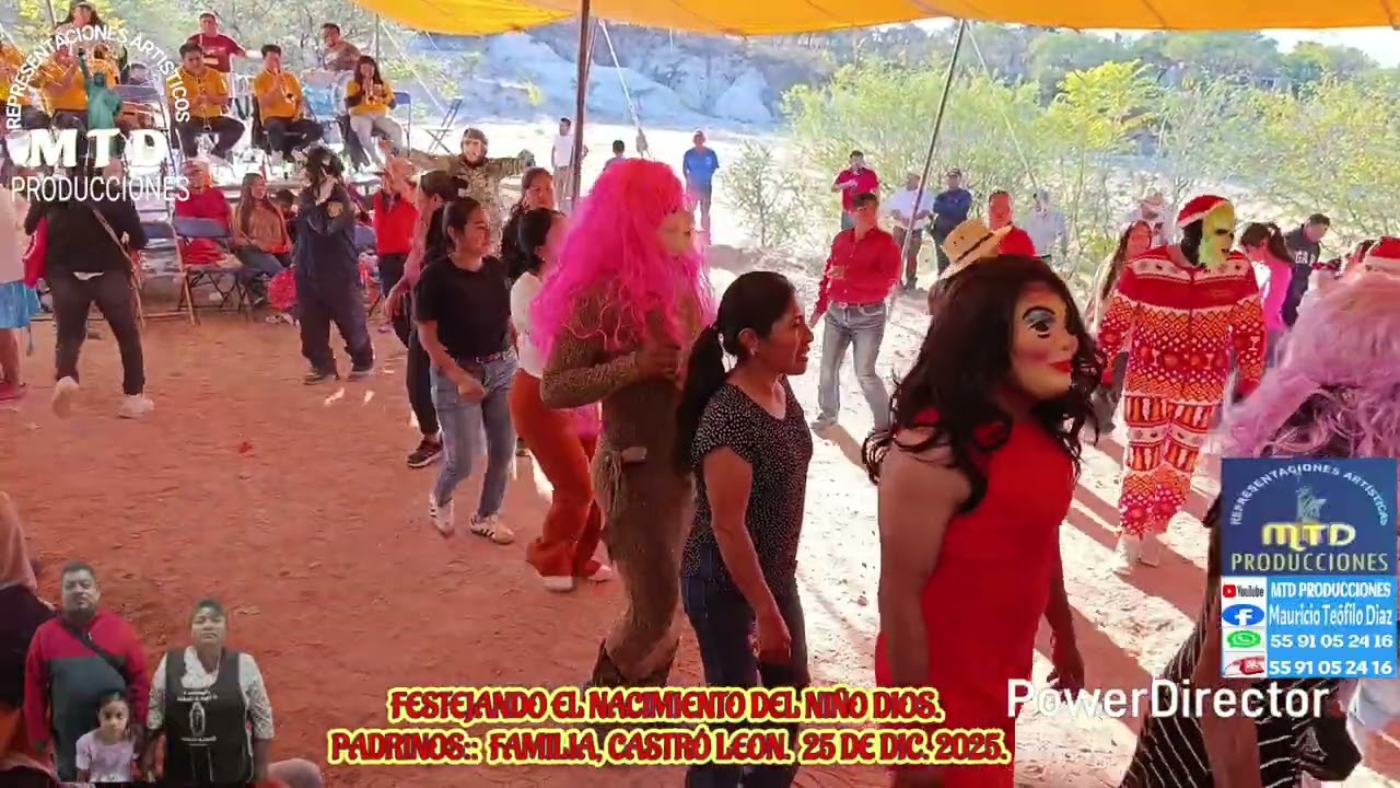 PARTE. 3 Festejando el nacimiento del niño Dios El Rosario Micaltepec pue.  Fam. Castro León. 