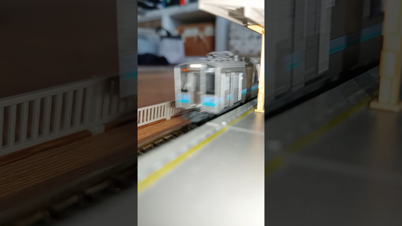 【Nゲージ鉄道模型】E127系 普通  駅 高速通過 / Ngauge Oito line