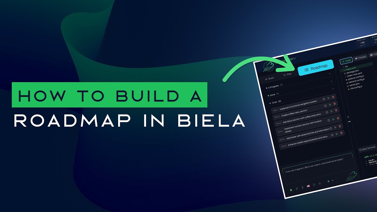 How to Build a Roadmap in BIELA!