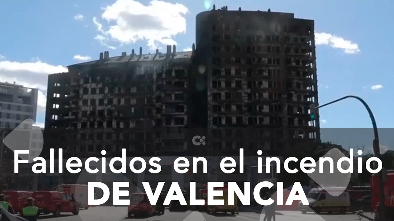 El terrible incendio de un edificio en Valencia ha dejado diez personas fallecidas