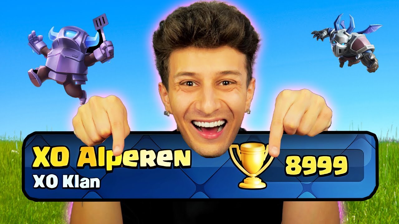 KAZANIRSAM 9.000 KUPA OLUYORUM 🏆 Clash Royale