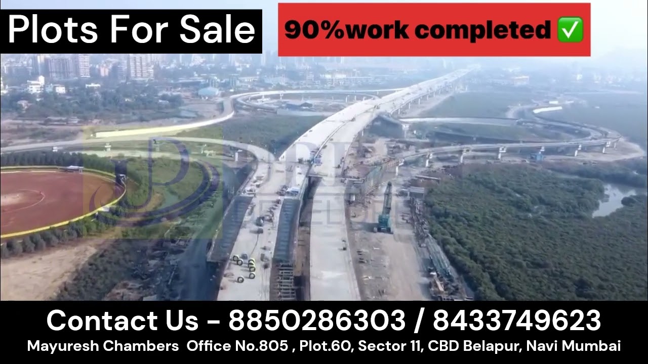Plot Near NAVI MUMBAI Airport #atalsetubridge #atalsetu #navimumbaiairport #ranjanpada #plotforsale
