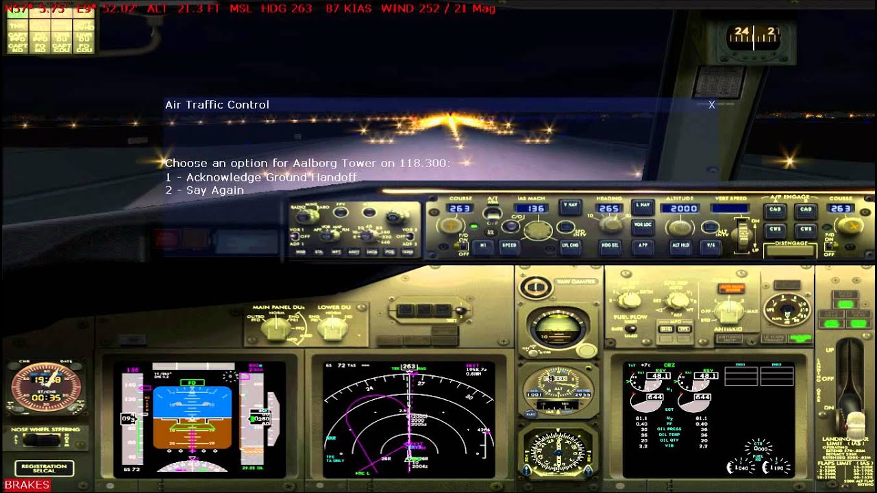 DY3096 Landing in Aalborg EKYT