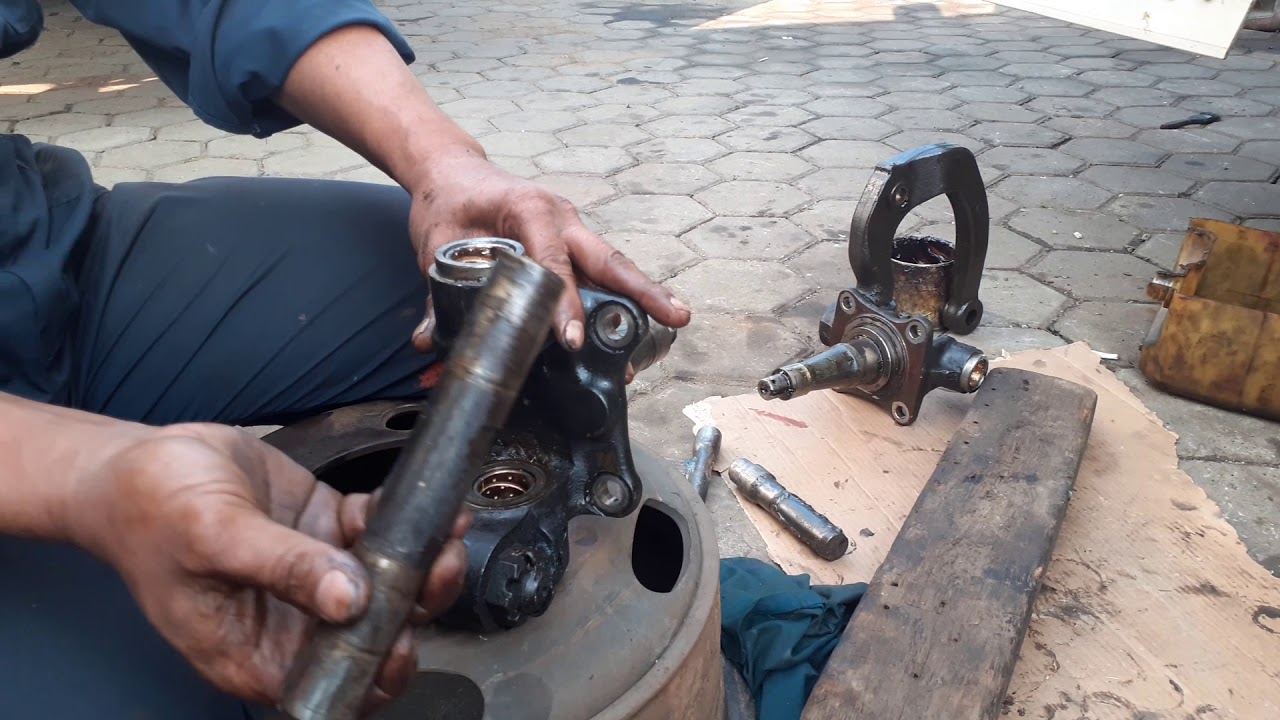 Cara memasang atau merakit king pin