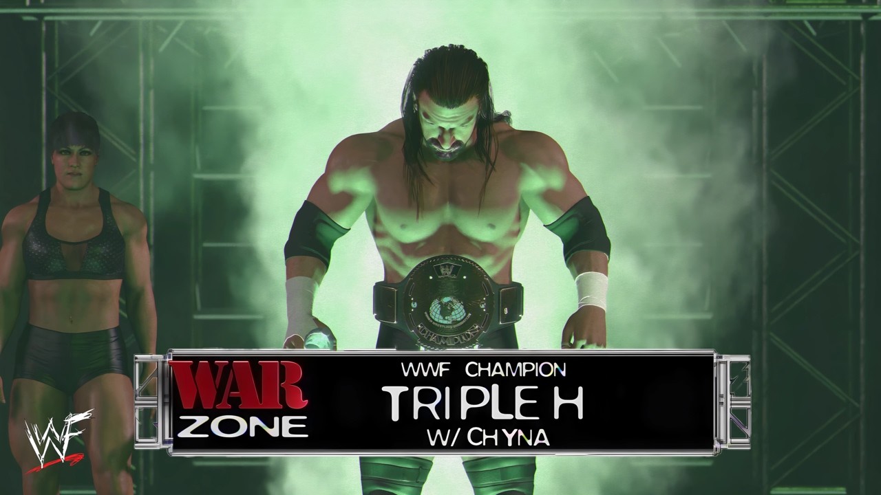 Стоун Колд и Джей Ар побеждают Трипл Эйча и Чайну. RAW — это война! (WWE 2K26)