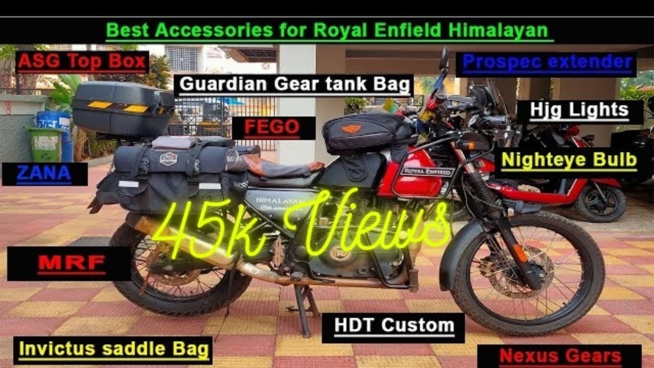 Top Accessories for Royal Enfield Himalayan bs6 | Best modification on Royal Enfield Himalayan Bs6