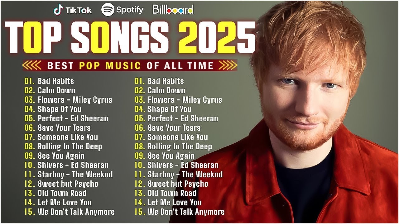 Dua Lipa, Bruno Mars, Adele, Ed Sheeran, Maroon 5, Rihanna, The Weeknd 💎 Billboard Top 50 This Week