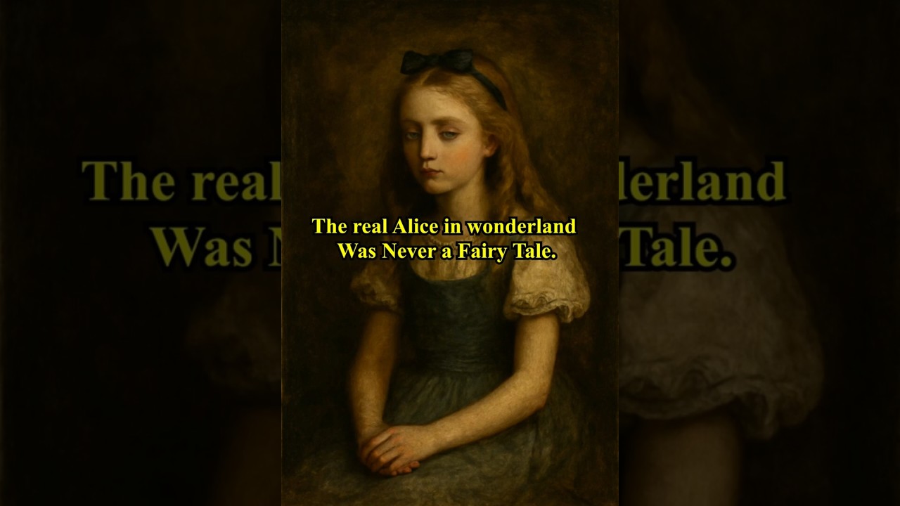 The real Alice in wonderland was never a fairy tale🥀 #history #art #alice #fairytale