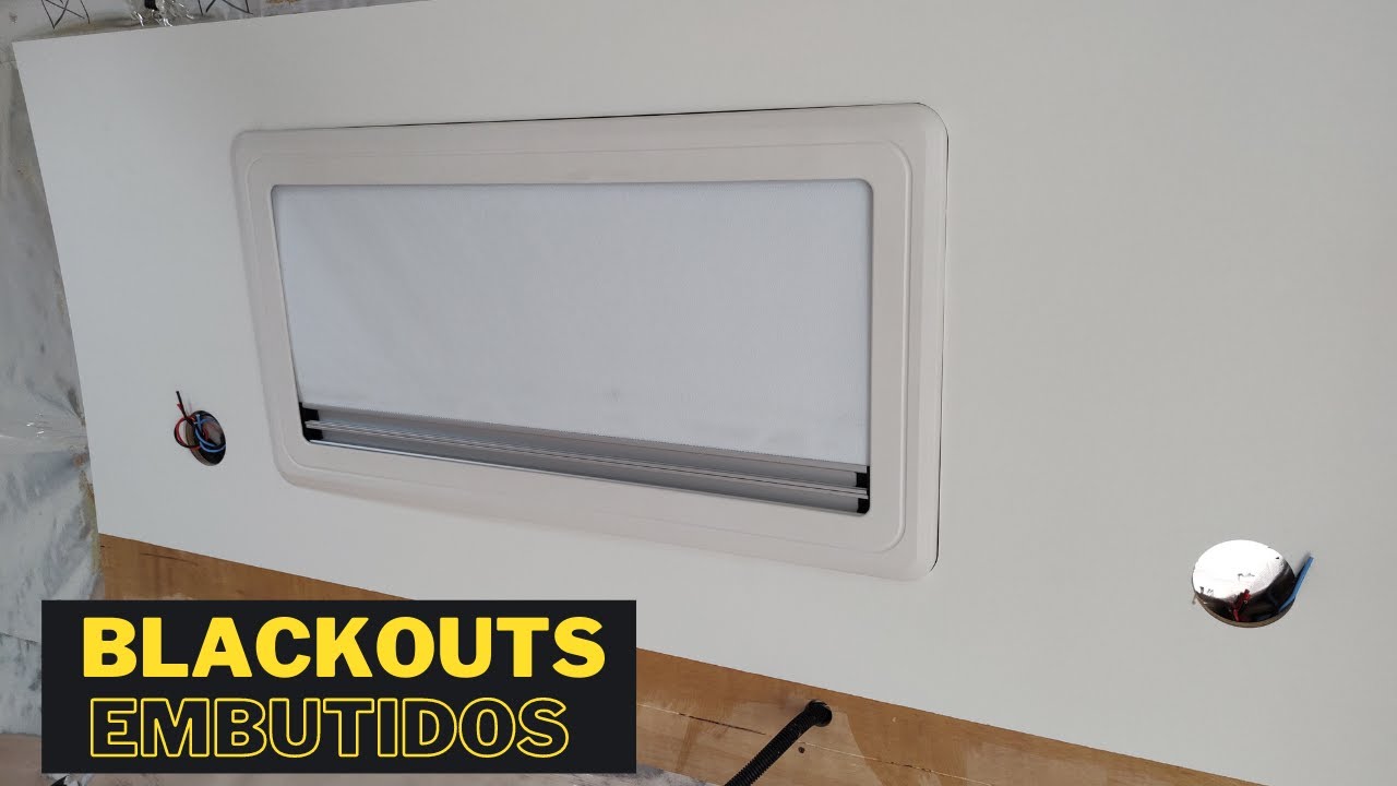BLACKOUT EMBUTIDO NO MOTORHOME | COMO FAZER Ep.07