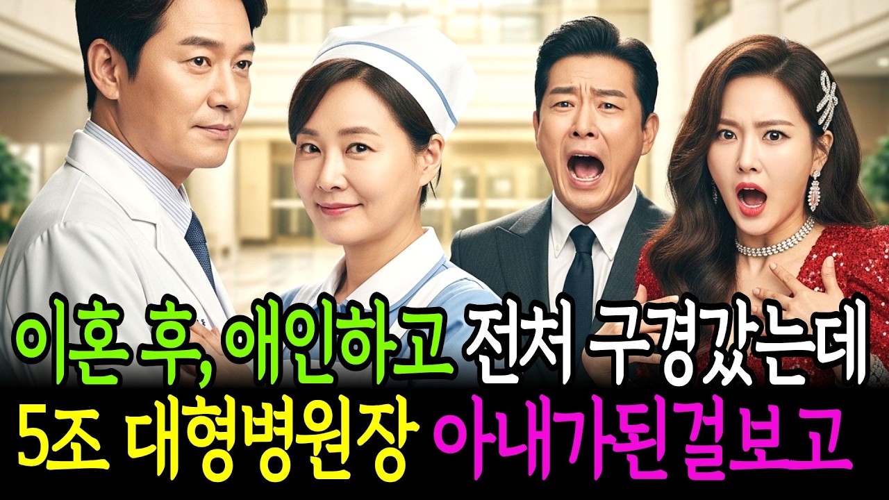이혼후 애인과 전처구경갔는데 5조 대형병원장 아내가 된걸보고...
