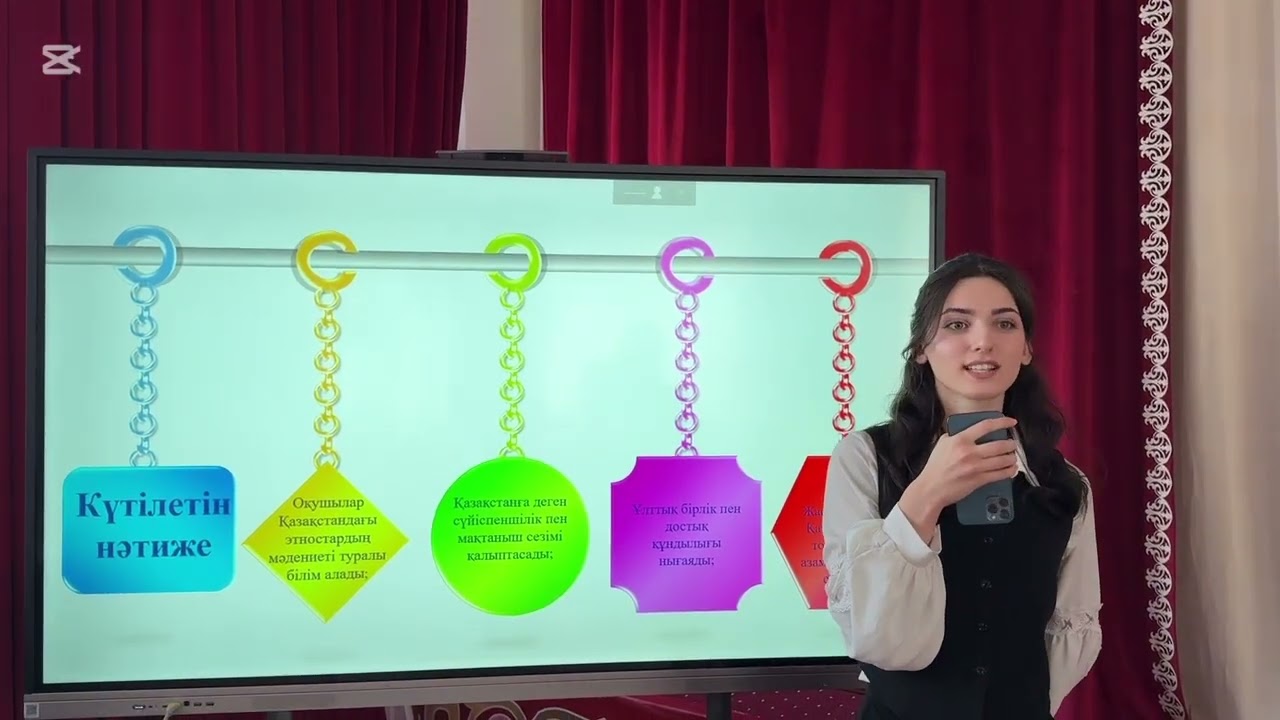 Айшабибі орта мектебі, 11 сынып. Равил Фирдас Салыжанқызы «Менің Отаным – менің бастамам» байқау