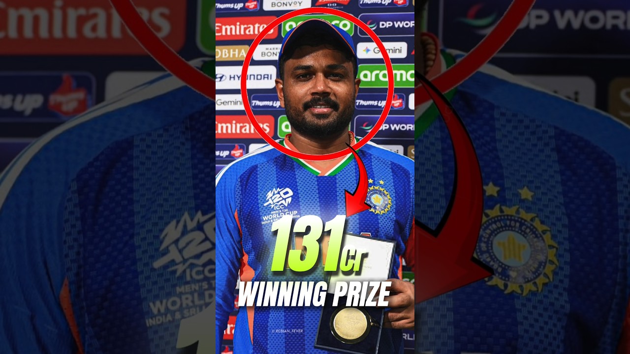 WINNING PRIZE TO TEAM INDIA ! #shorts #ytshorts