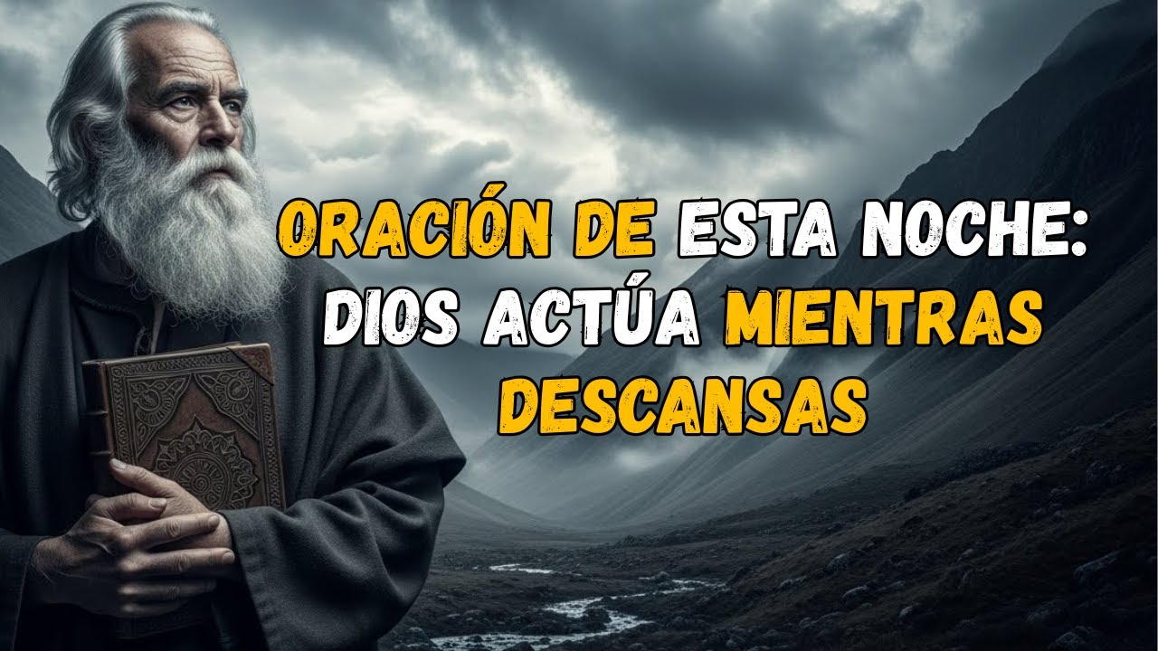Oración de Esta Noche: Dios Actúa Mientras Descansas.
