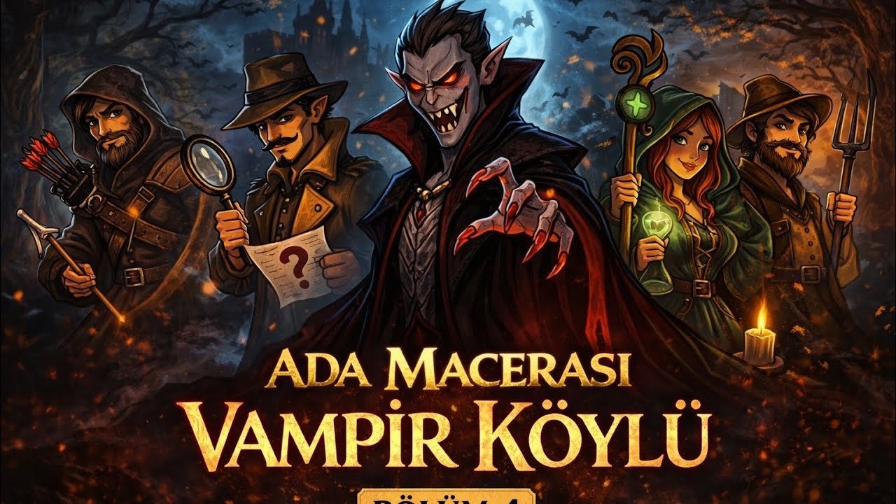 Vampir Köylü Oyunu | Gökçeada’da Kulübe Kafe’de Eğlenceli Oyun Gecesi | Ada Macerası Bölüm 4