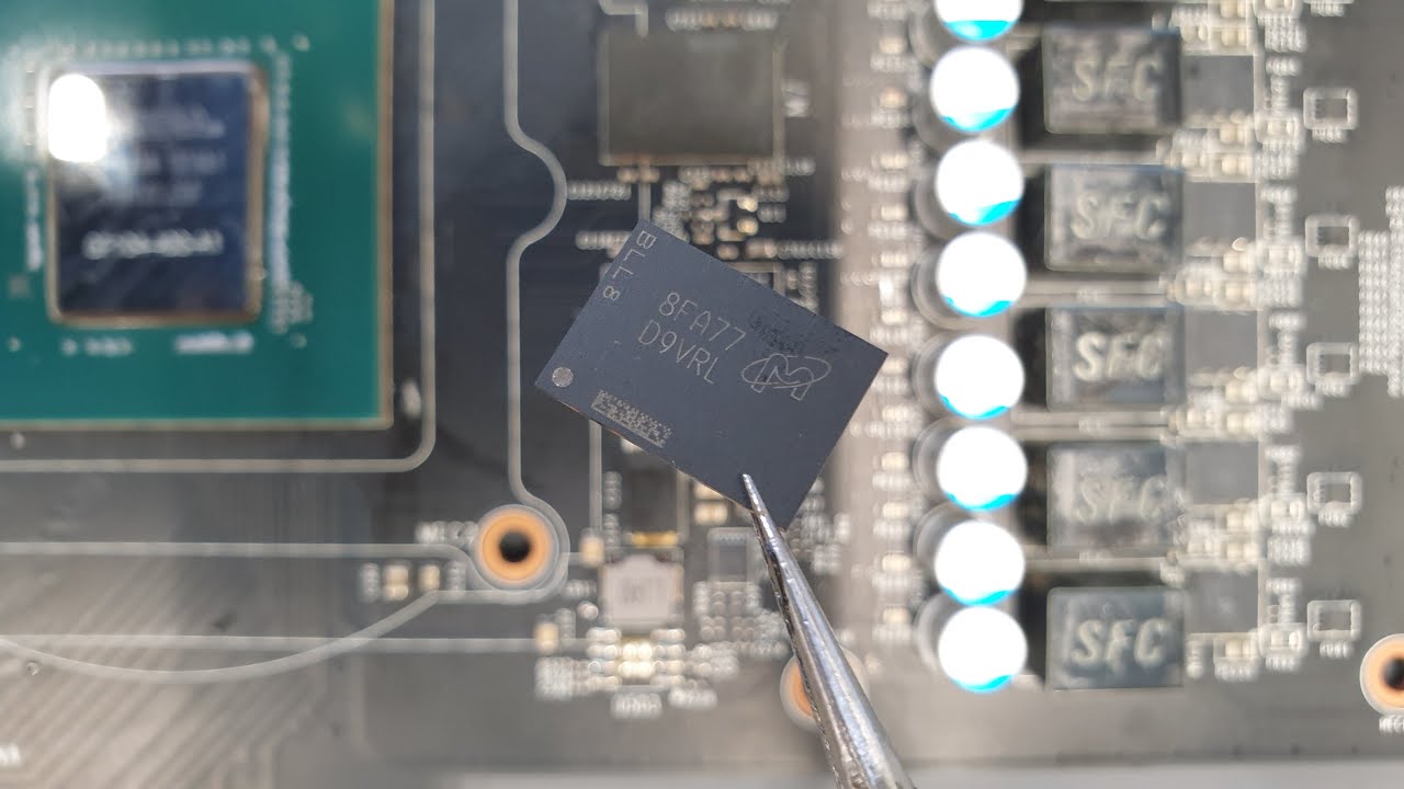 MSI GTX 1080 GAMING X - Wymiana pamięci VRAM