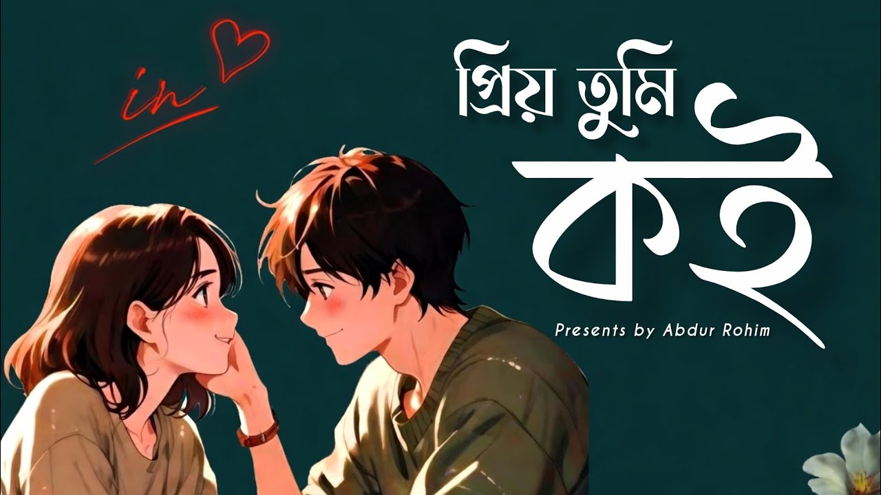 প্রিয় তুমি কই | priyo Tumi Koi | Abdur Rohim | New Bangla Sad Romantic Song