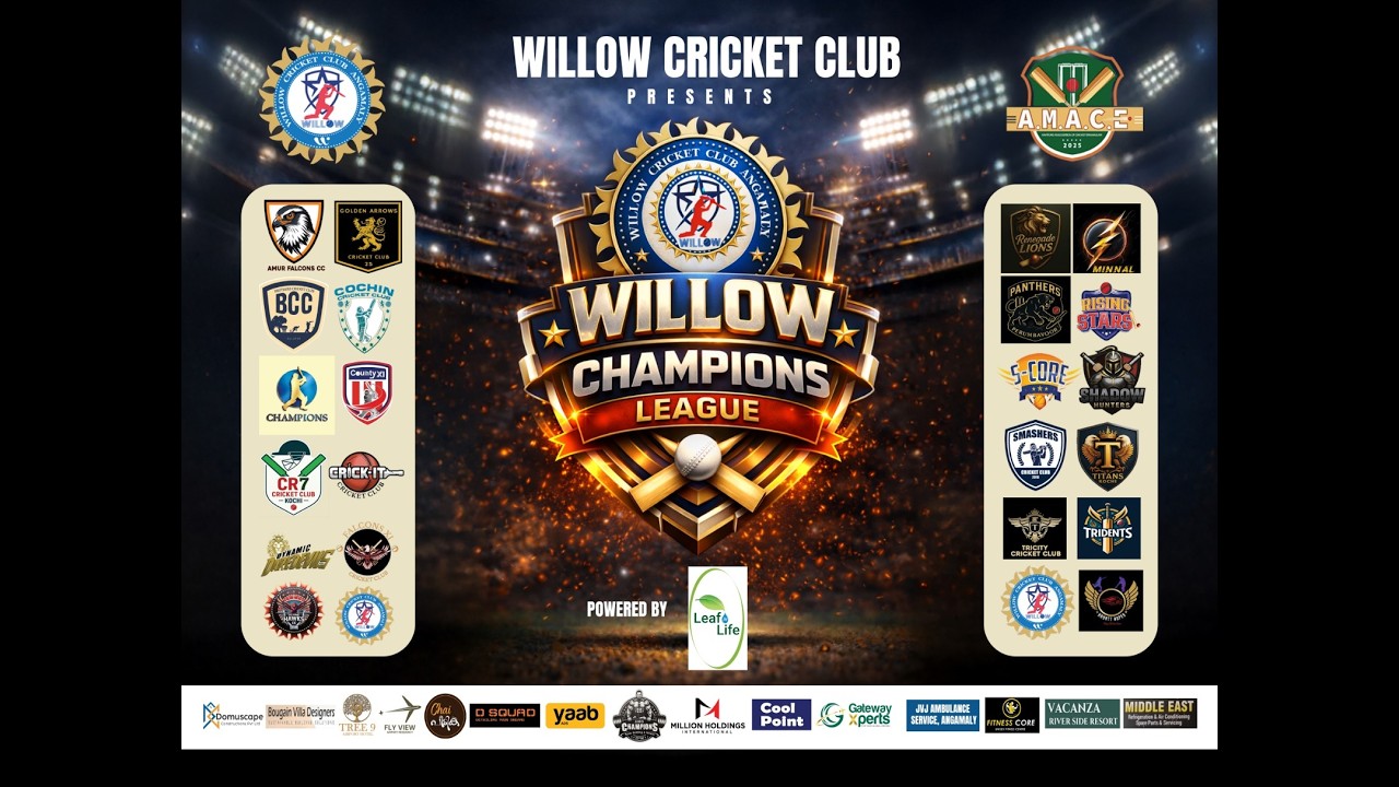 WILLOW CRICKET CLUB PRESENTS WILLOW CHAMPION LEAGUE || DAY 08 ||
