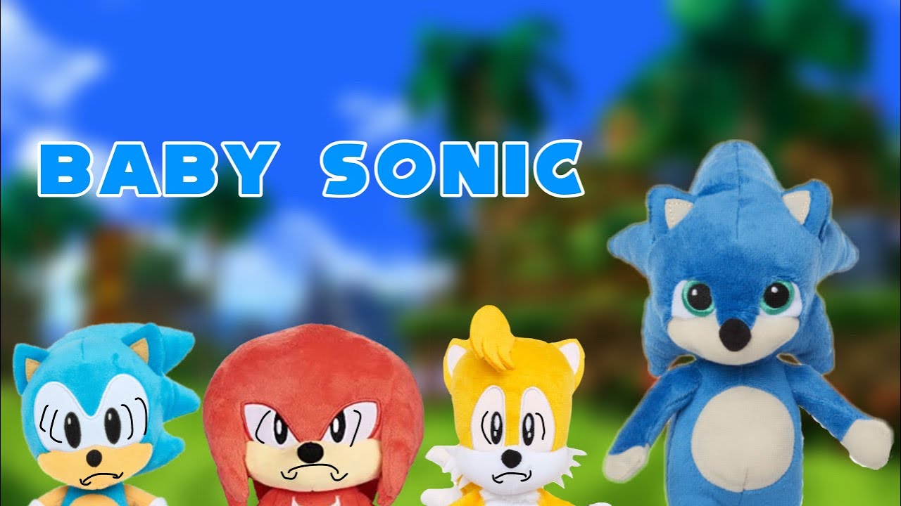Sonic plush:baby sonic!