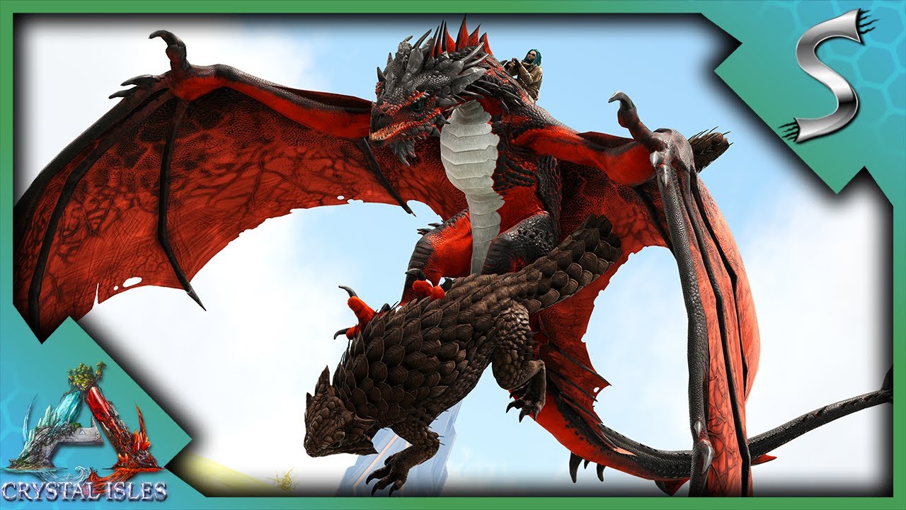 FINISHING THE OUTPOST AND TAMING A THORNY DRAGON! - Ark: Crystal Isles [DLC E6]