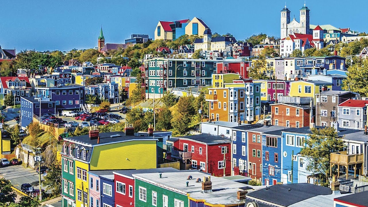 St John’s, NL Canada downtown 4K HD