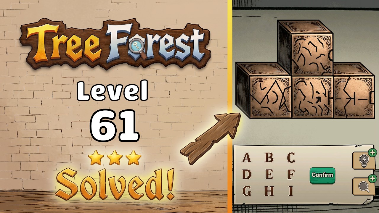 Tree Forest: Detective Words - Level 61 Walkthrough 🧩 | Full Solution & Gameplay! 🌲✨