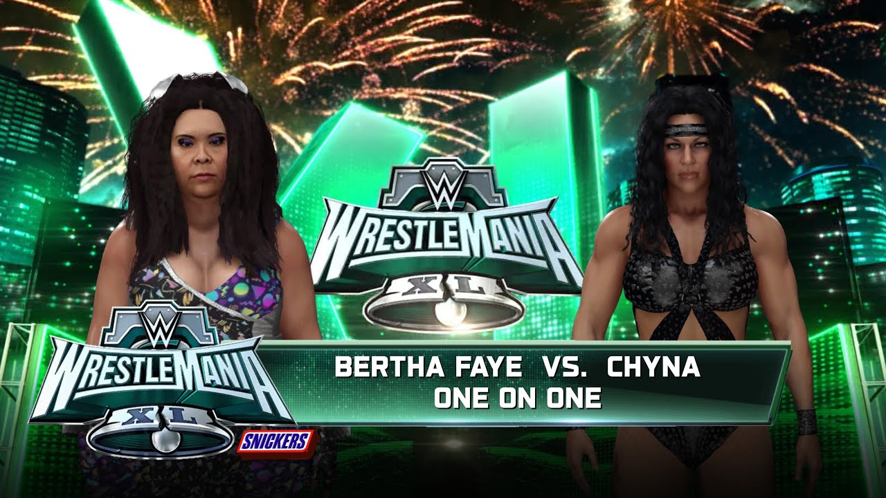 WWE 2K25 Universe Mode: Wrestlemania Night 2; Bertha Faye v Chyna!