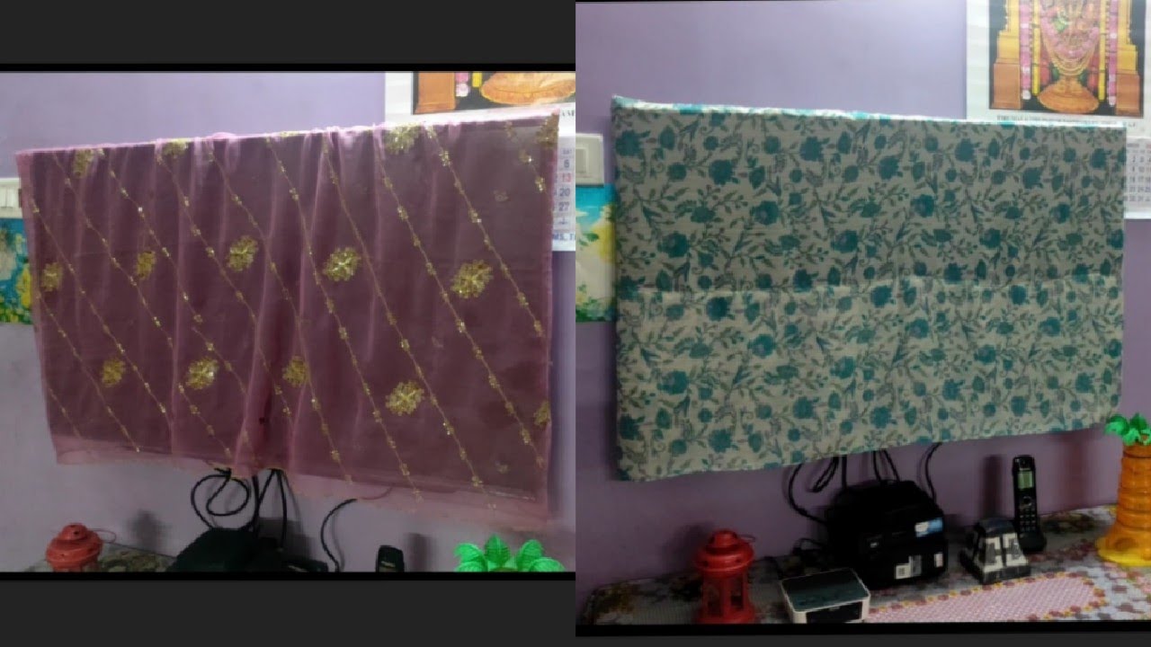 DIY SMART TV COVER • 3 STEPS  • EASY STITCHING METHOD • IN TAMIL • டி. வி கவர் | KCC
