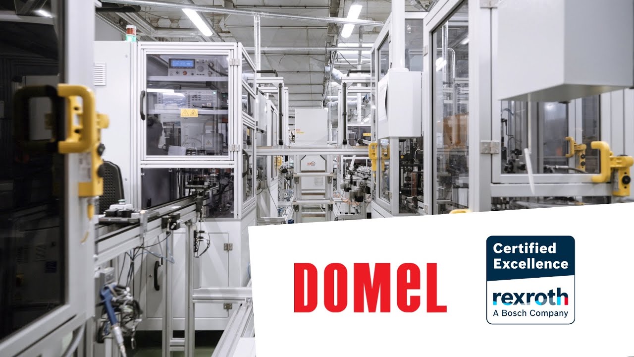 Domel d.o.o. - a Bosch Rexroth Certified Excellence partnere Szlovéniában
