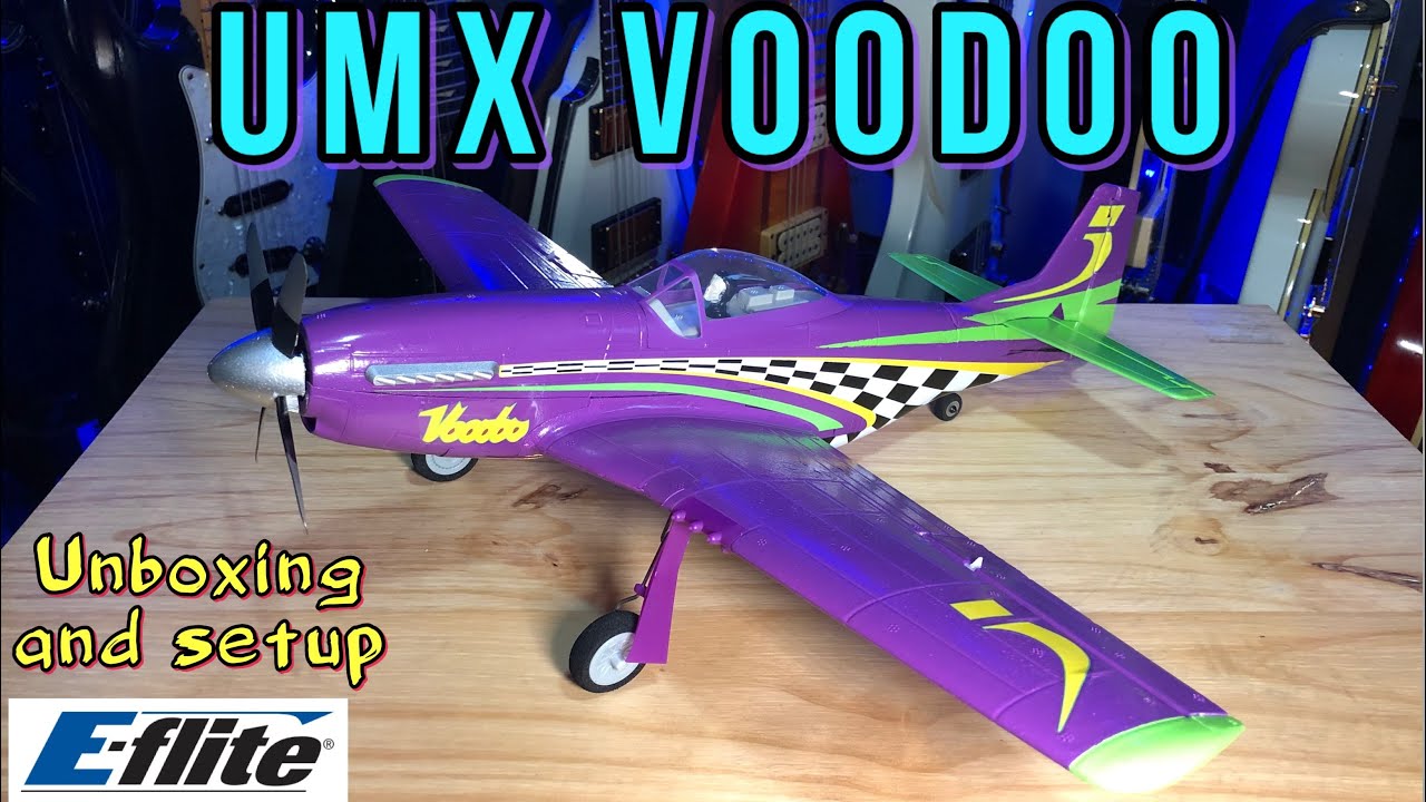 E-Flite UMX P 51-D Voodoo Mustang Unboxing and Setup #new #release #rcplane #unboxing #test
