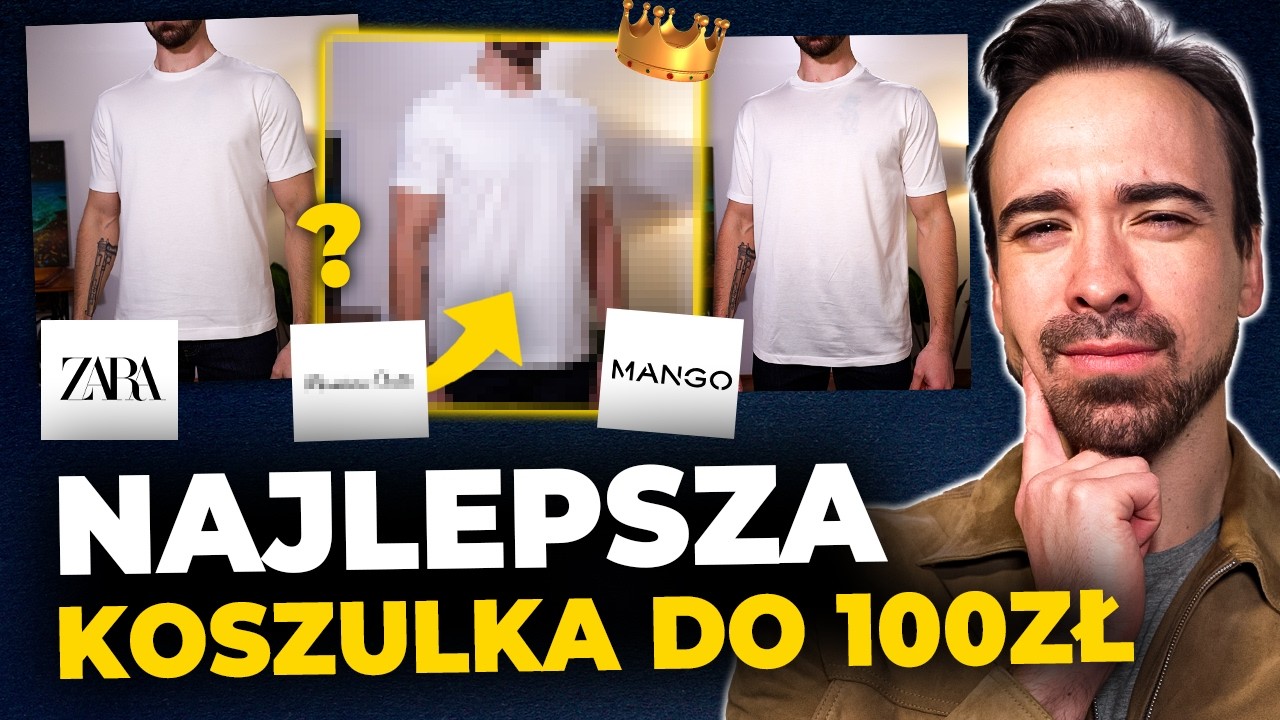NAJLEPSZA KOSZULKA Z SIECI&Oacute;WKI DO 100ZŁ! Test męskich ubrań ze znanych sklep&oacute;w | Hugon Czajkowski
