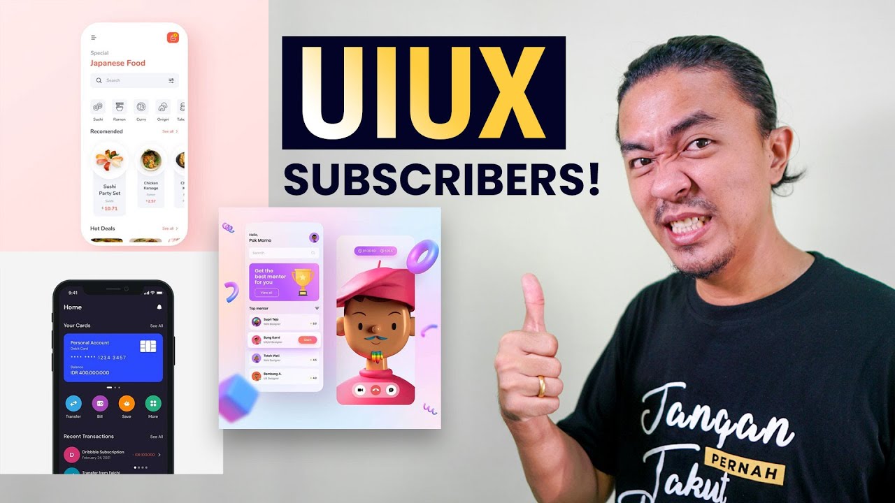 Review DESAIN UIUX Subscribers! Inspirasi Desain Ep17