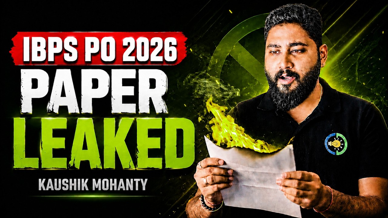 IBPS PO 2026 Final Most Expected Paper with 25+ Attempt Strategy By Kaushik Mohanty | Career Definer