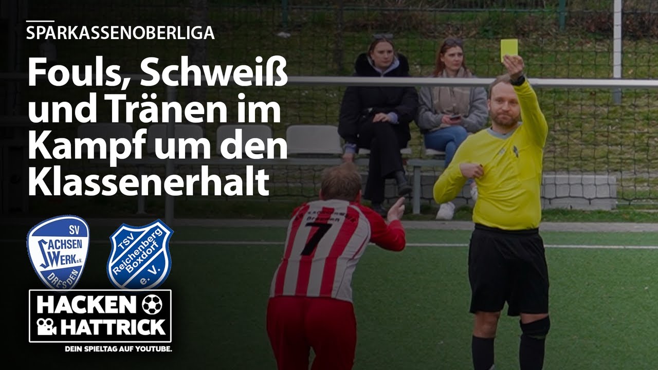 SV Dresden Sachsenwerk vs TSV Reichenberg Boxdorf Highlights 19.Spieltag Sparkassenoberliga