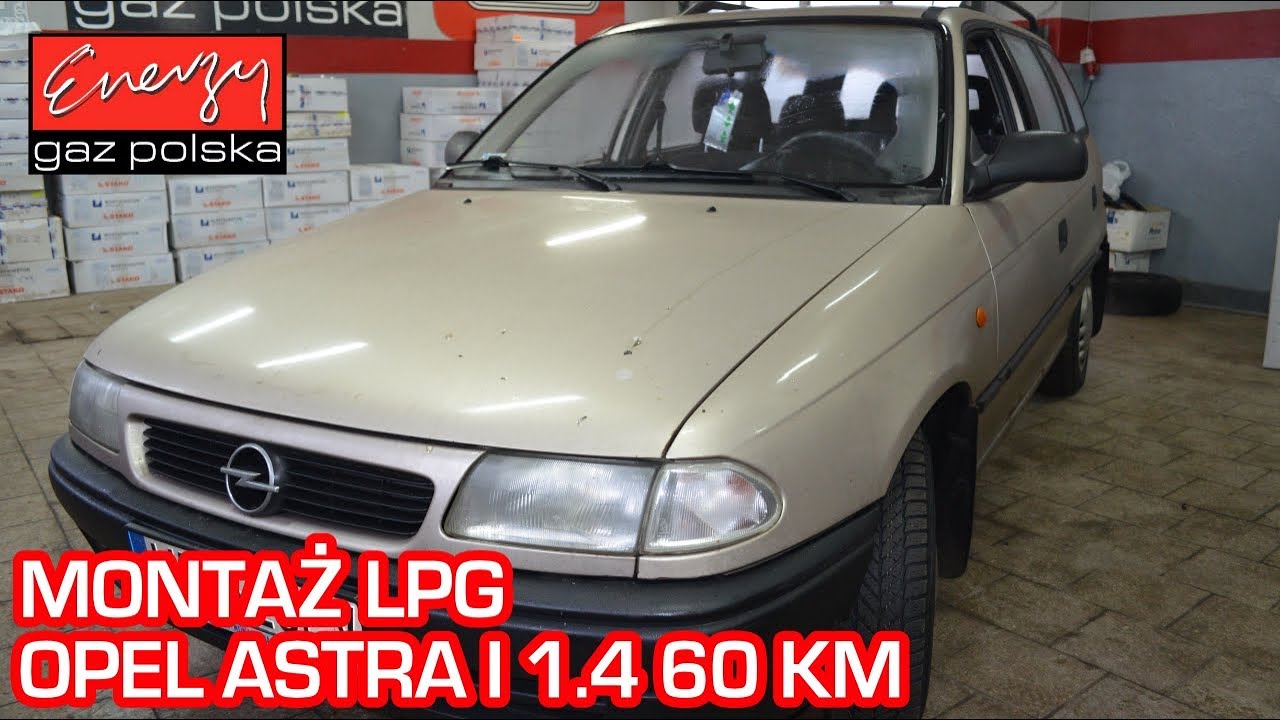 Montaż LPG Opel Astra I 1.4 60KM 1997r w Energy Gaz Polska na auto gaz STAG - PODCIŚNIENIE