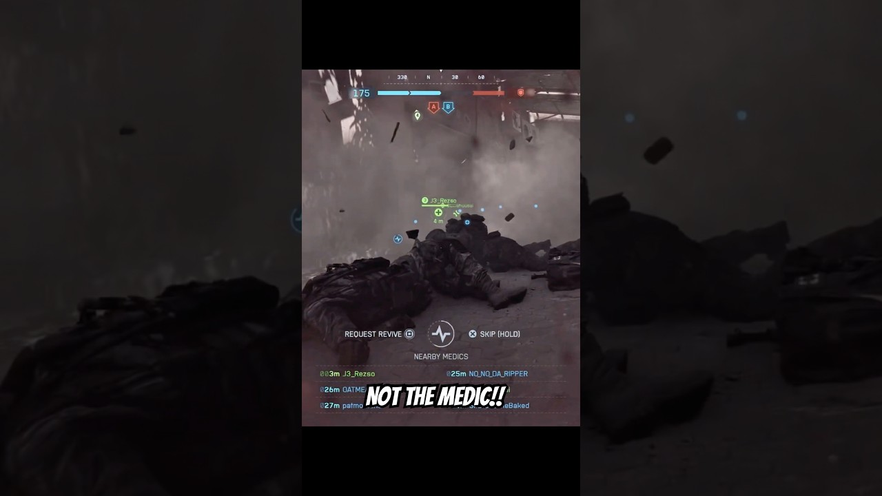 Not The Medic!! #battlefield #gaming #battlefield6 #bf6 #shorts