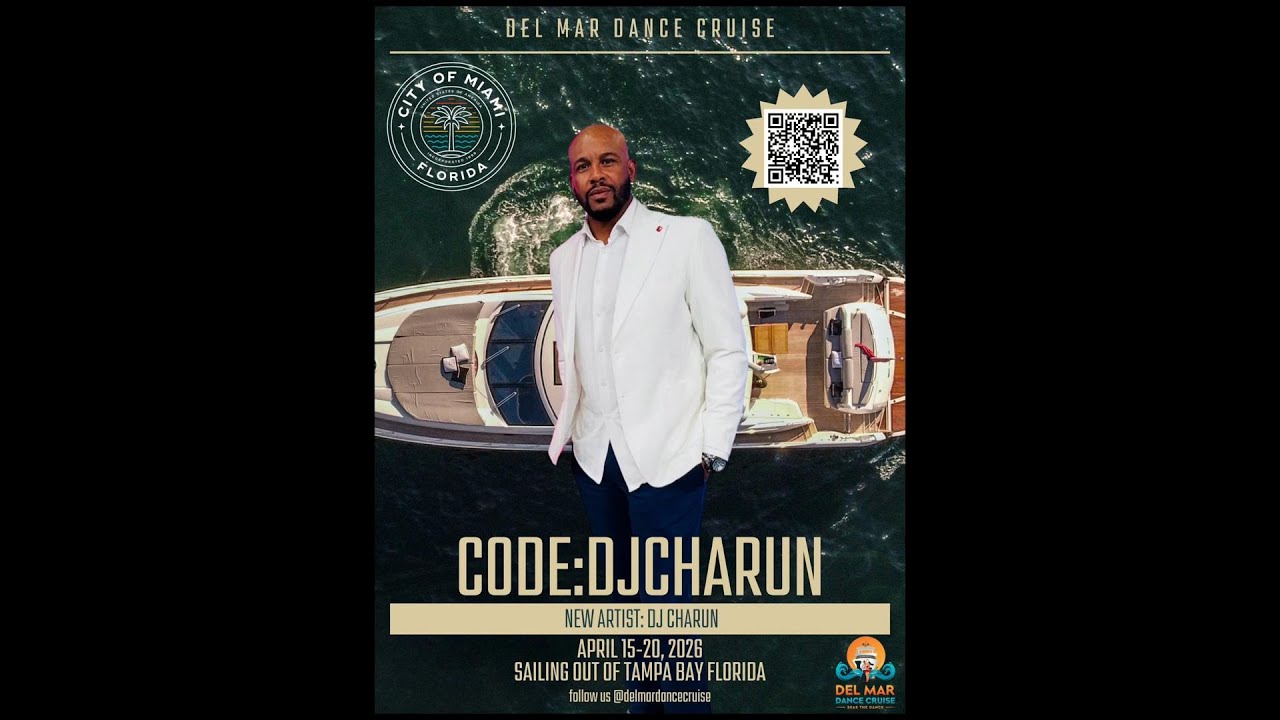 DJ Charun from Miami on Del Mar Dance Cruise 2026