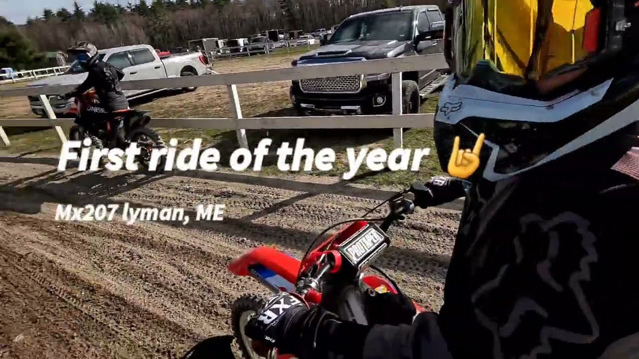 first ride of the year at mx207