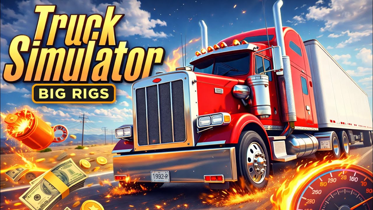 Truck Simulator Big Rigs amaneciendo con un sol radiante/Final imprescindible/Nueva actualización